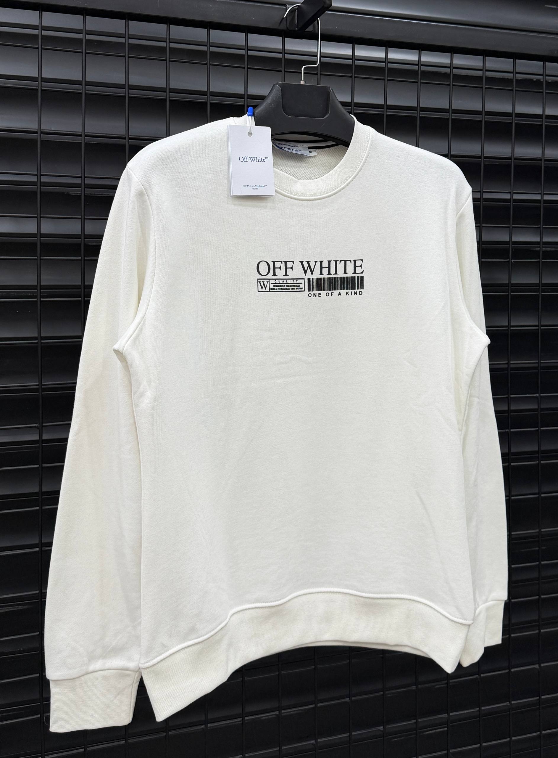 Off-White denim KAWS oversize sweatshirt