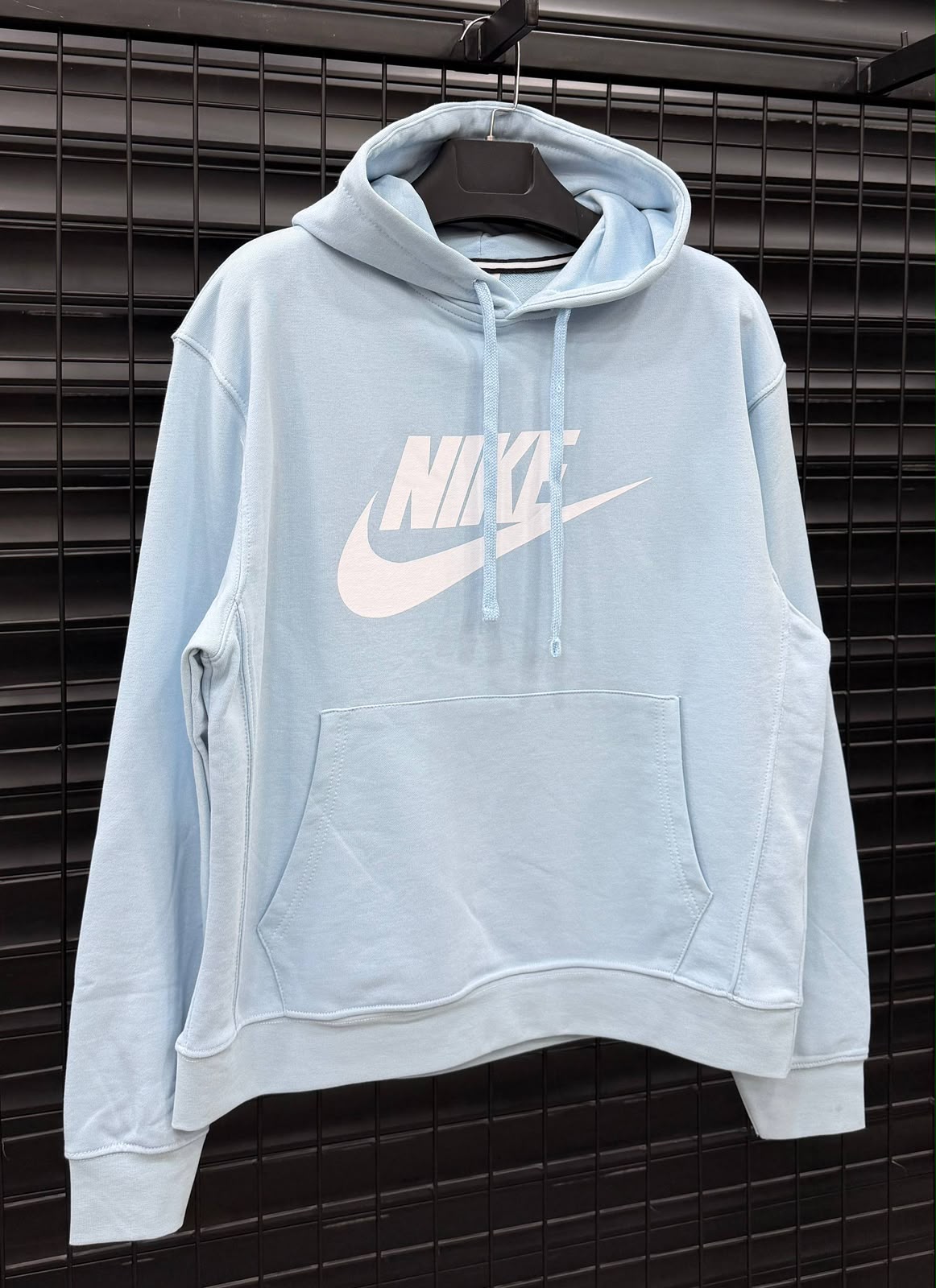 Nike Sportswear Club Fleece Pullover Hoodie Buz Mavi